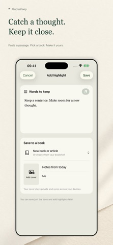 QuoteKeep: Book Highlights Screenshot 6 of 7