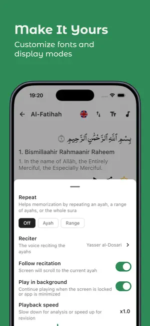 Holy Quran:Audio & Translation screenshot 3