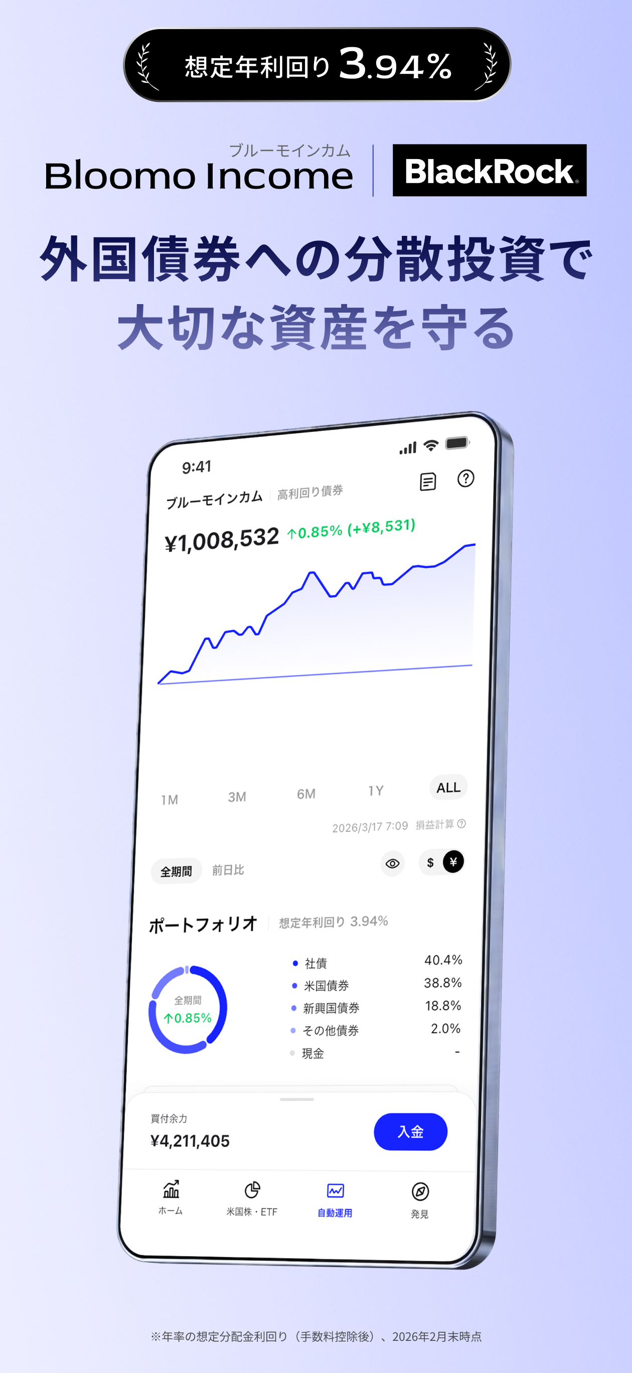 Bloomo（ブルーモ）- 世界基準の資産運用｜ブルーモ証券