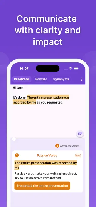 Proofreader AI Grammar Checkerのスクリーンショット（5/8）