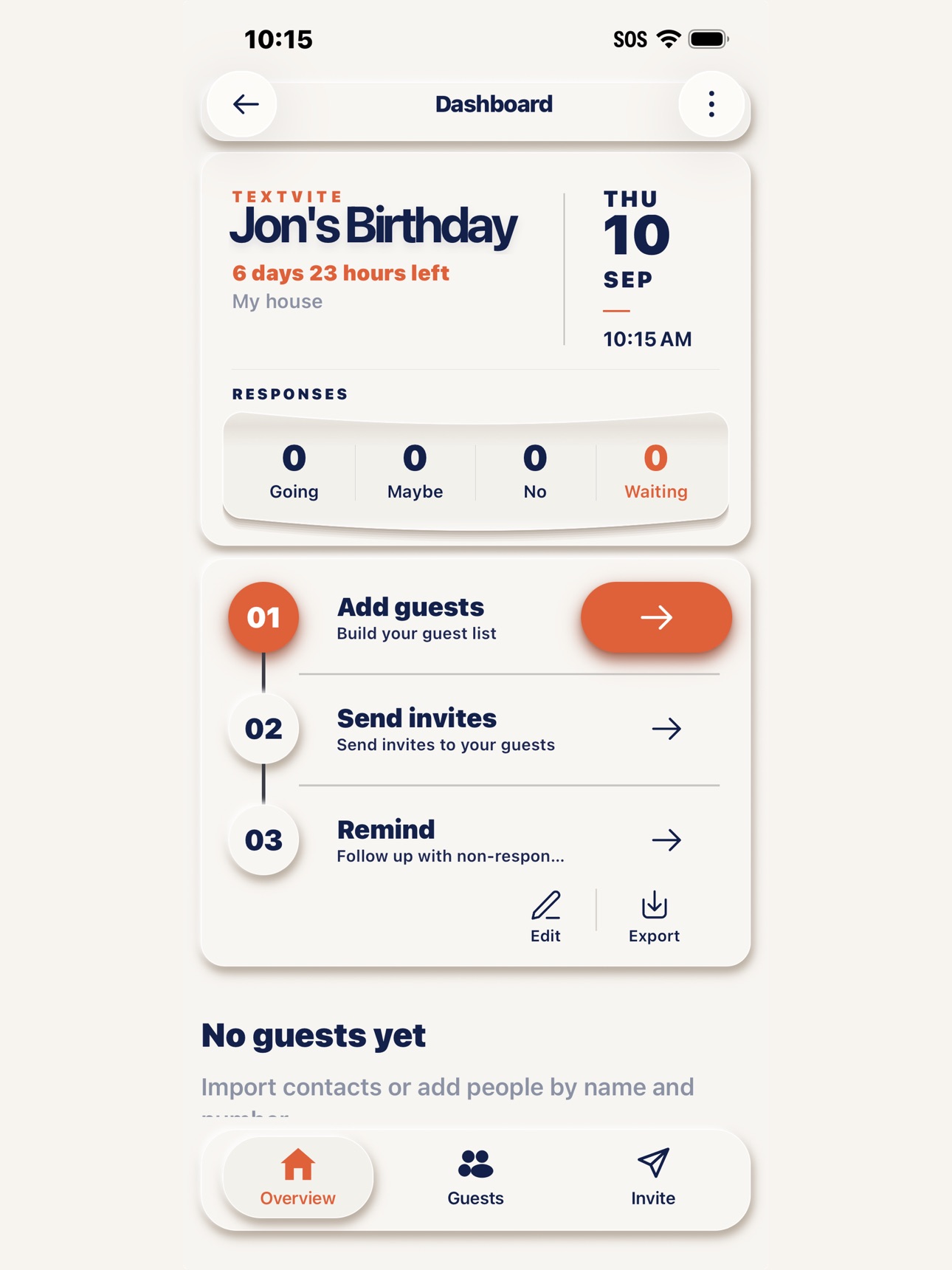 Screenshot 4 of TextVite Invites