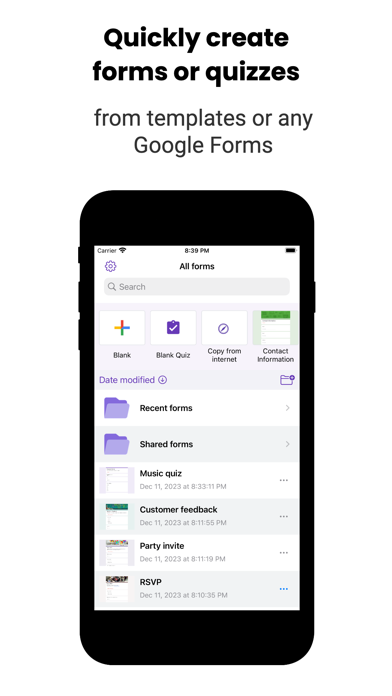 Forms for Google Forms ™ Screenshot