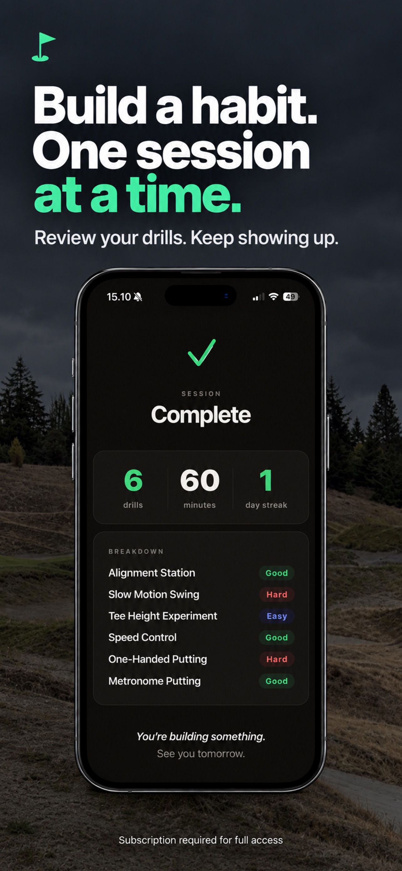 Screenshot 5 of Golf Improvement – DIALLED