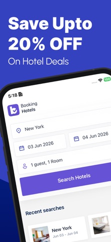 Booking Hotels・Cheap Hotel App iPhone screenshot