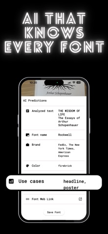Font identifier - FontScan AI Screenshot 2 of 3