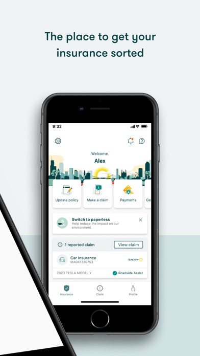 Suncorp Insurance App Screenshot