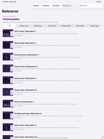 Midiary: MIDI File Studio iPad screenshot