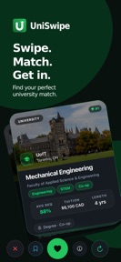 UniSwipe: University Finder screenshot