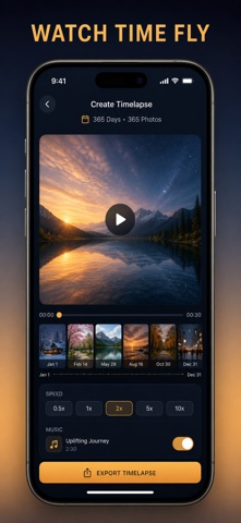 Photo a Day: 365 Grid Journal iPhone screenshot