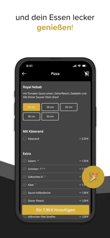 City Pizza Service in Brüel iPhone screenshot