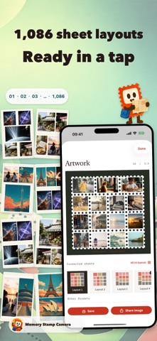 Memory Camera - Photo Stamps Screenshot 4 of 5