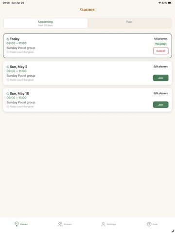 Padel Amigos iPad screenshot