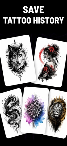 Tattoo AI Design Generator・INK iPhone screenshot