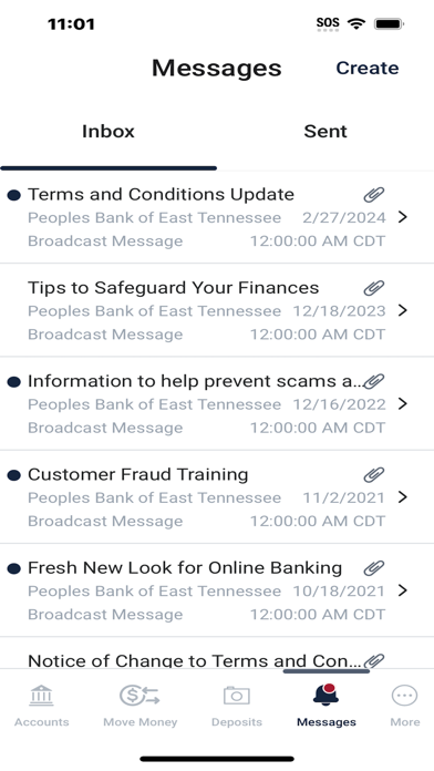 Peoples Bank of East Tennessee Screenshot
