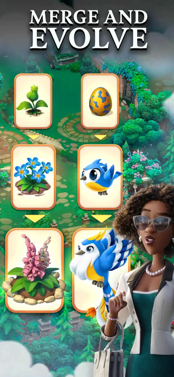 Merge Gardens Hack screenshot 4 - iOS game interface