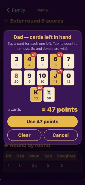 Five Crowns Group Scorekeeper screenshot 3