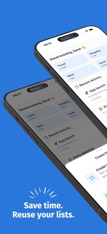 Double Check - Reusable Lists Screenshot 1 of 8