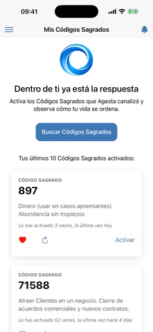 Mis Códigos Sagrados Screenshot 2 of 6