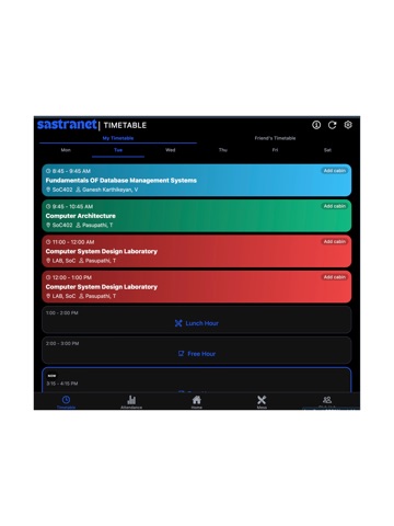 sastranet iPad screenshot