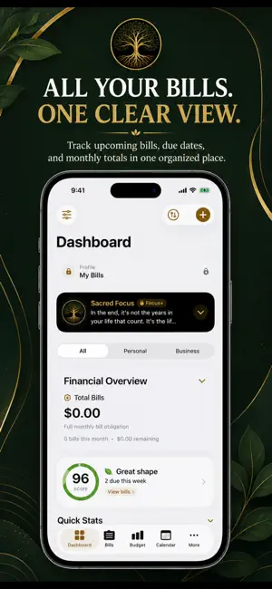 Sacred Bill Tracker screenshot 1