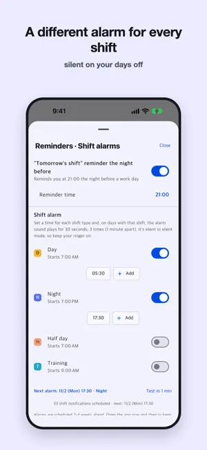 Geunmumoya: Shift Calendar screenshot 3