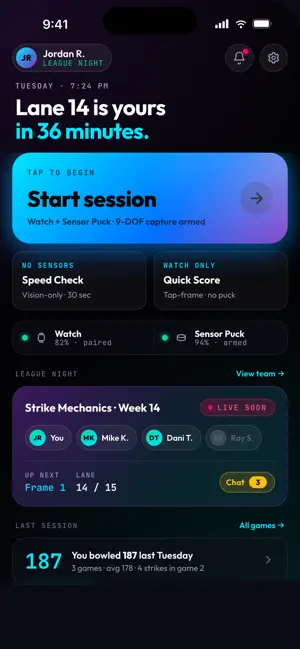 BowlSense screenshot 1