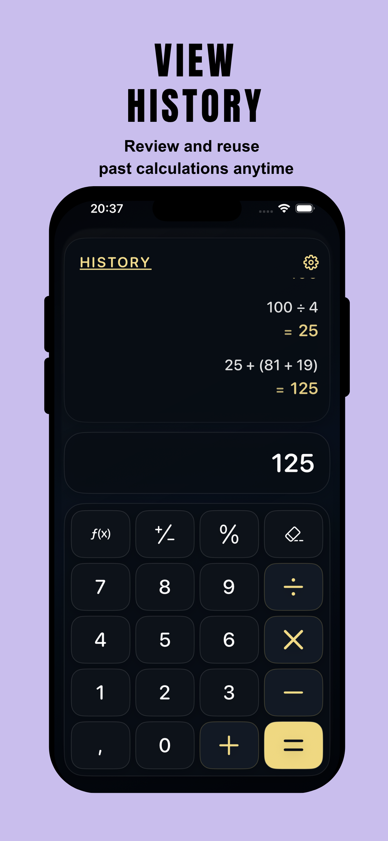 SimplyACalculator screenshot 2