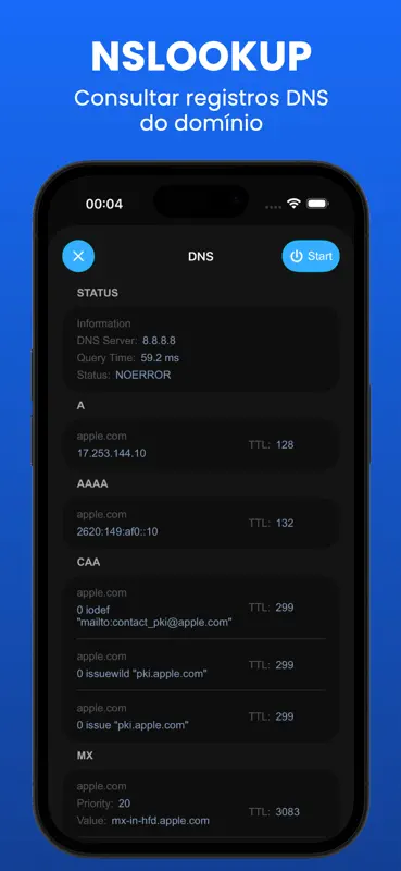 Analisador WiFi: DNS Benchmark screenshot 5 of 9