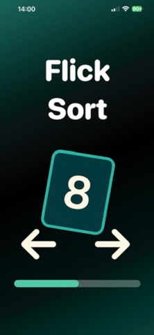 Flick Sort screenshot