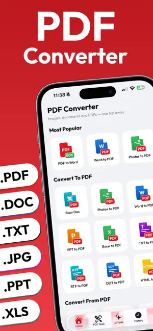 PDF Converter : PDF To Word • screenshot 1