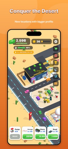 Idle Tycoon: Idle Fuel Empire iPhone screenshot