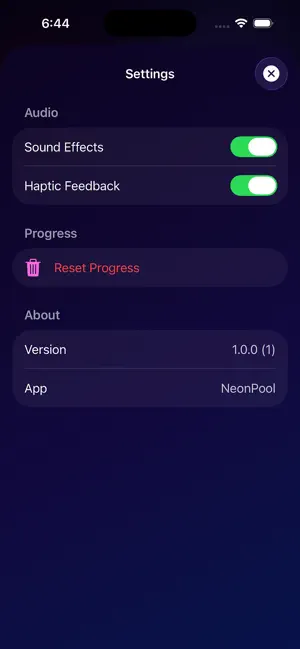 Neon8Ball screenshot 2