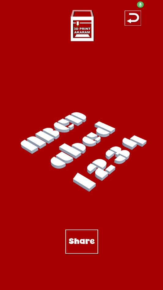 #6. 3D Printer - Text to 3D STL (iOS) 由: BSK Studios Private Limited