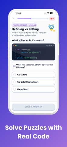 GlitchCode: Python Adventure screenshot 2