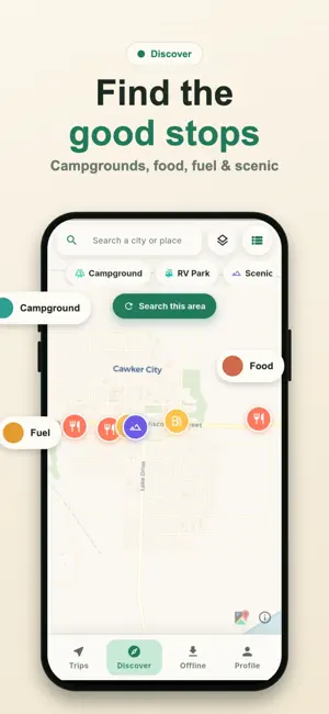 Roadfolk: Road Trip Planner screenshot 2