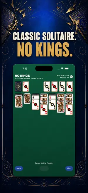No Kings Solitaire screenshot 1