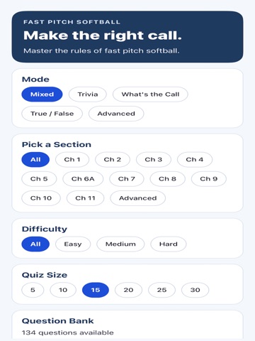 What's the Call? Fast Pitch