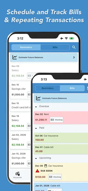 ClearCheckbook screenshot 2