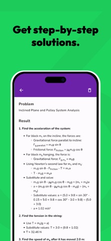 Physics AI Problem Solver screenshot