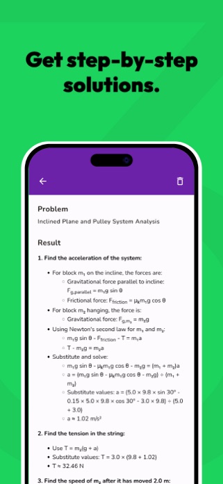 Physics AI Problem Solver Screenshot 3 of 7