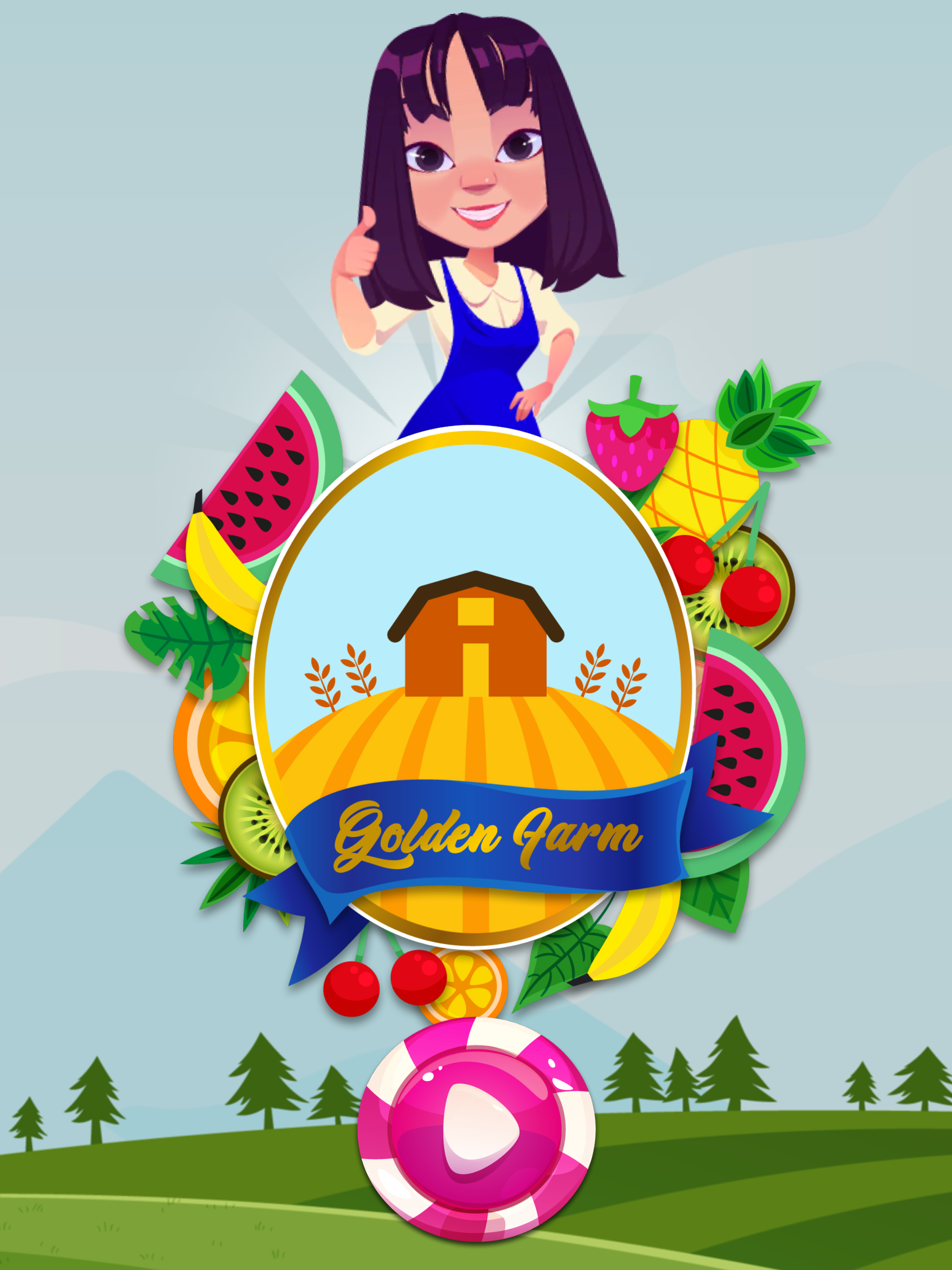 Golden Farm: Match 3 Puzzle