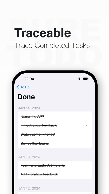 Pure To Do: Simple List