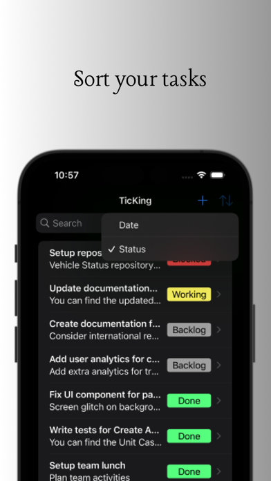 Screenshot 2 of TicKing App
