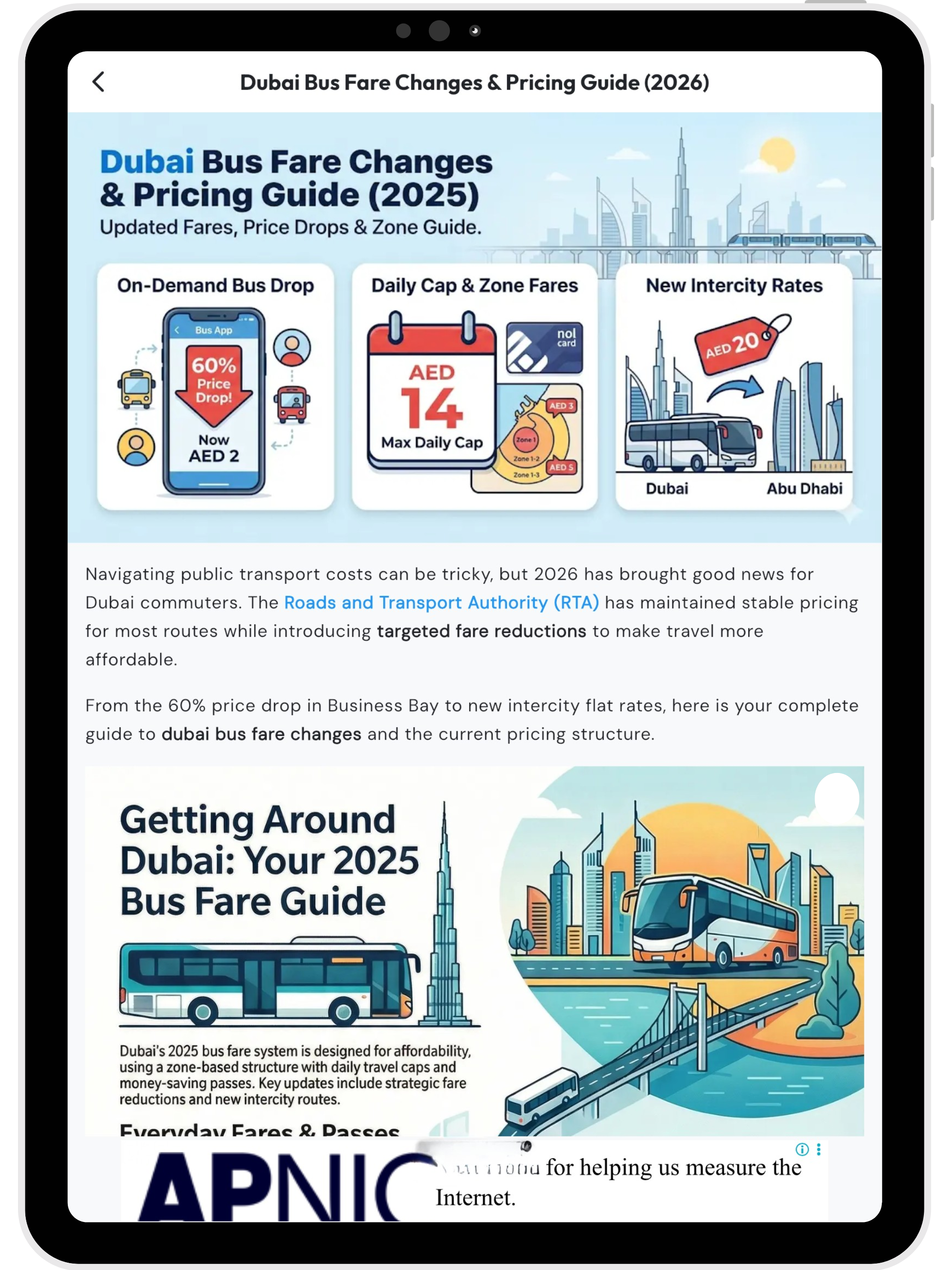 Dubai Bus Route & Map
