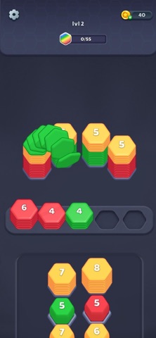 Hexa Shuffle Sort Screenshot 3 of 7