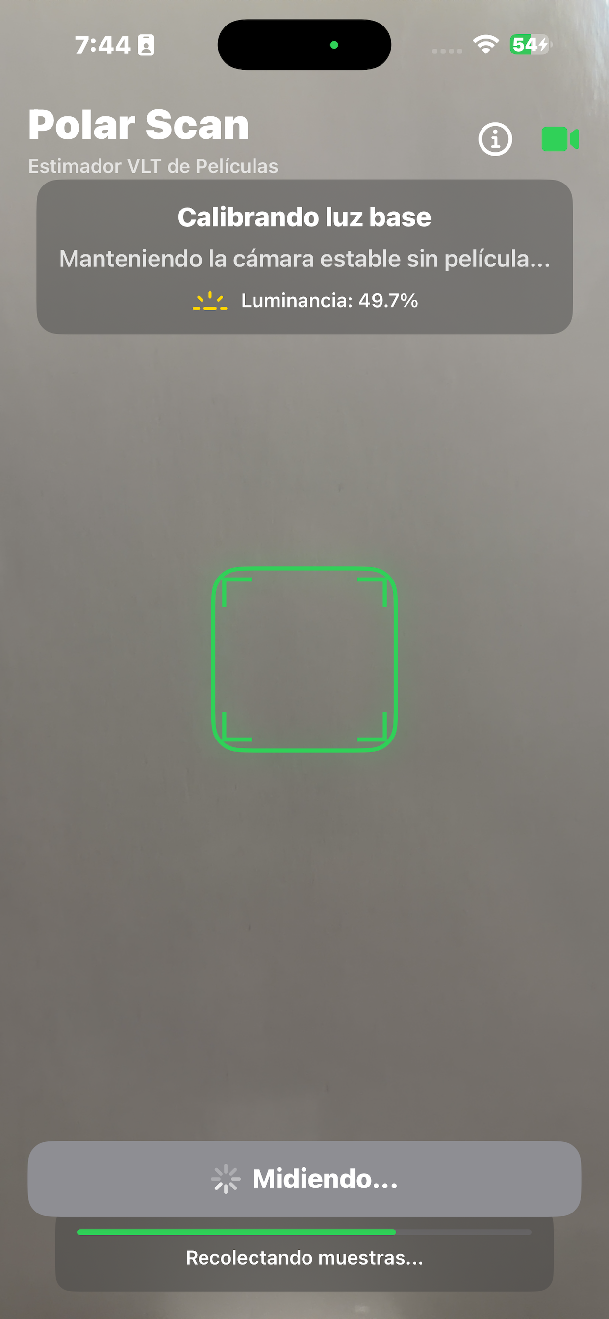 PolarScan screenshot 2