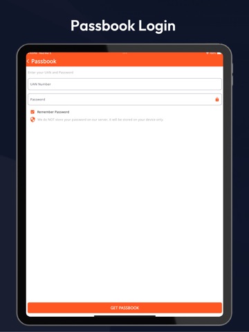 PF Balance Check - Umang iPad screenshot