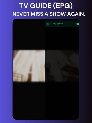 S2T IPTV: M3U & Live TV Player iPad screenshot