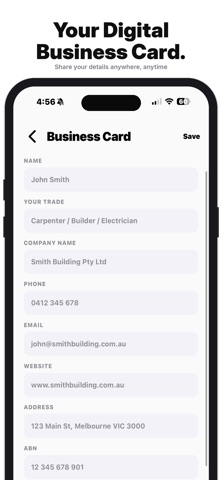 OZMAN: Tradie Cost Tracking Screenshot 8 of 9