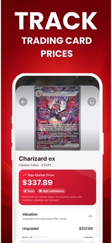 Card Value Scanner - PokéTCG iPhone screenshot